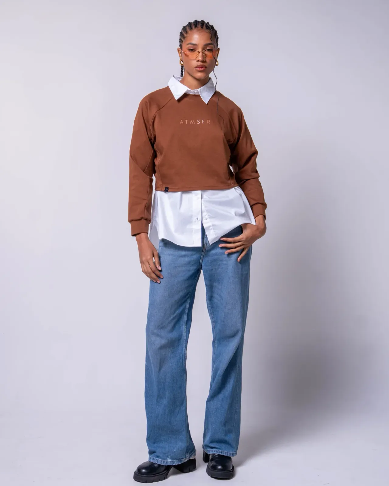 ASCEND CROPPED SWEARTSHIRT BROEN