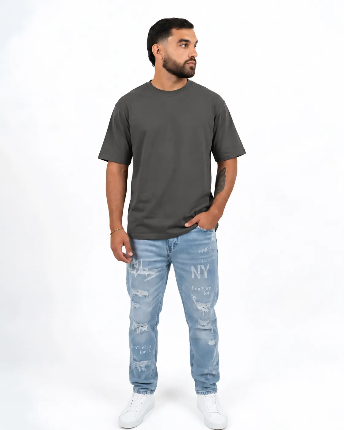 CAMISETA ESSENTIAL GRIS