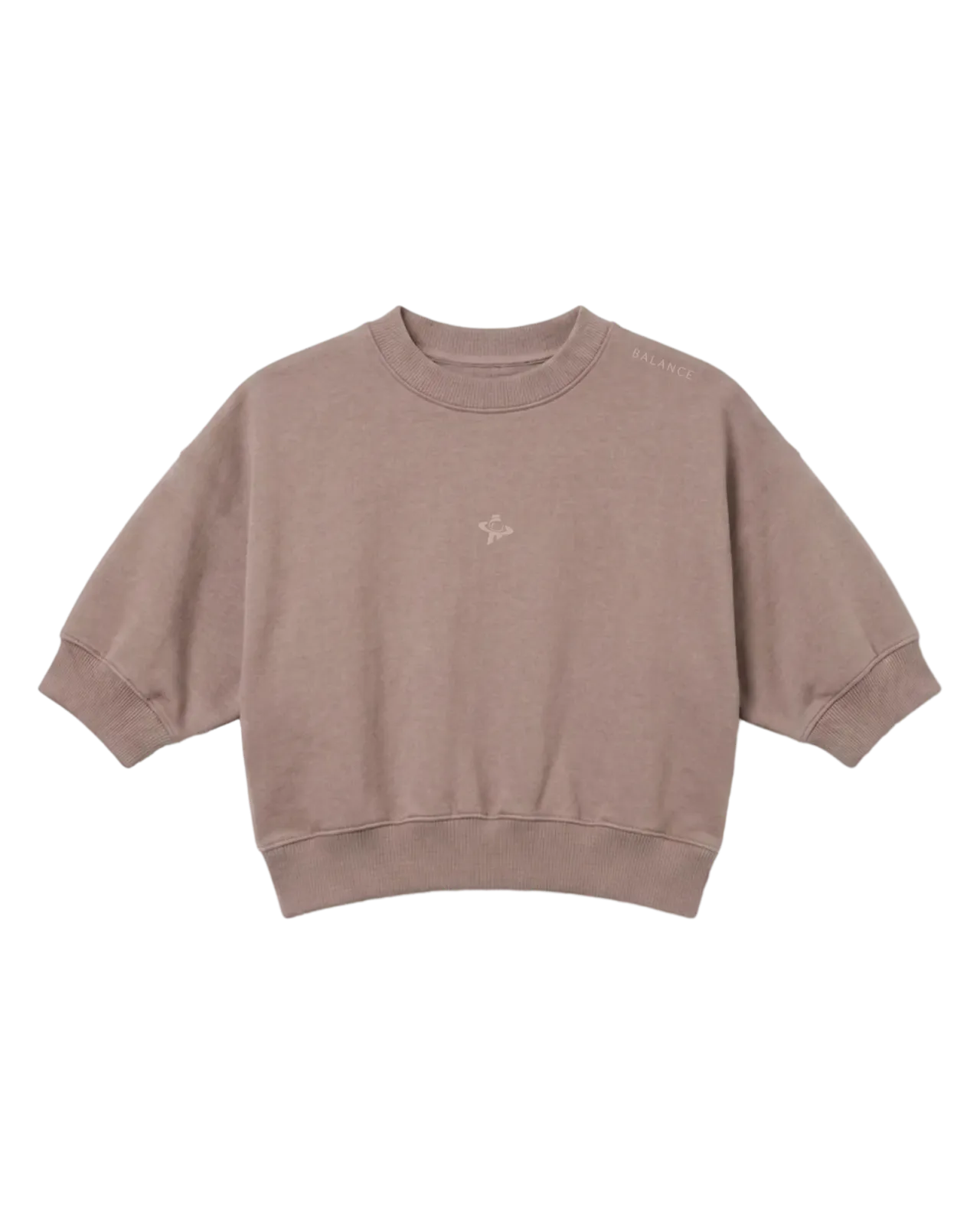 BALANCE BOXY SWEARTSHIRT NUDE