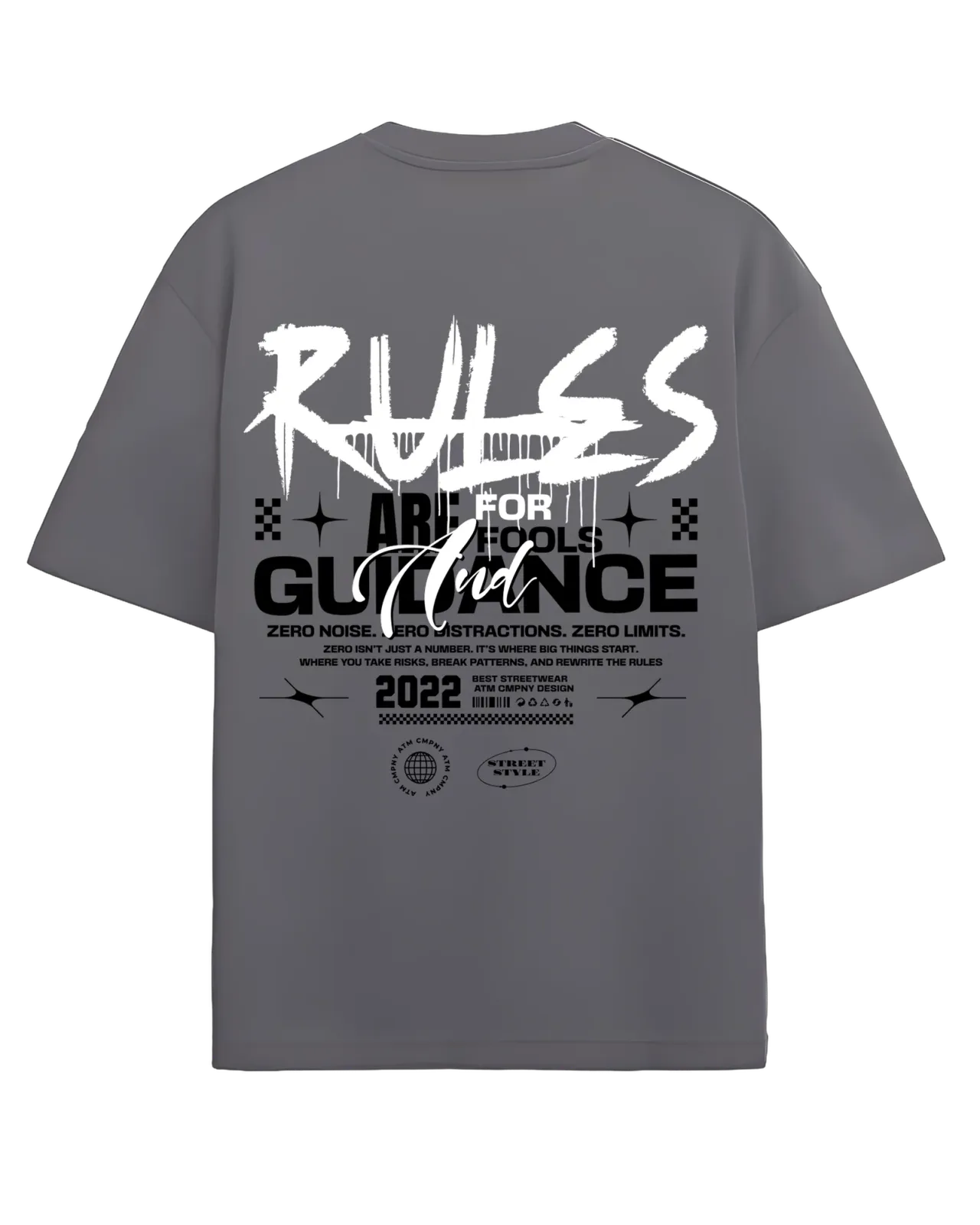 RULE TSHIRT GREY