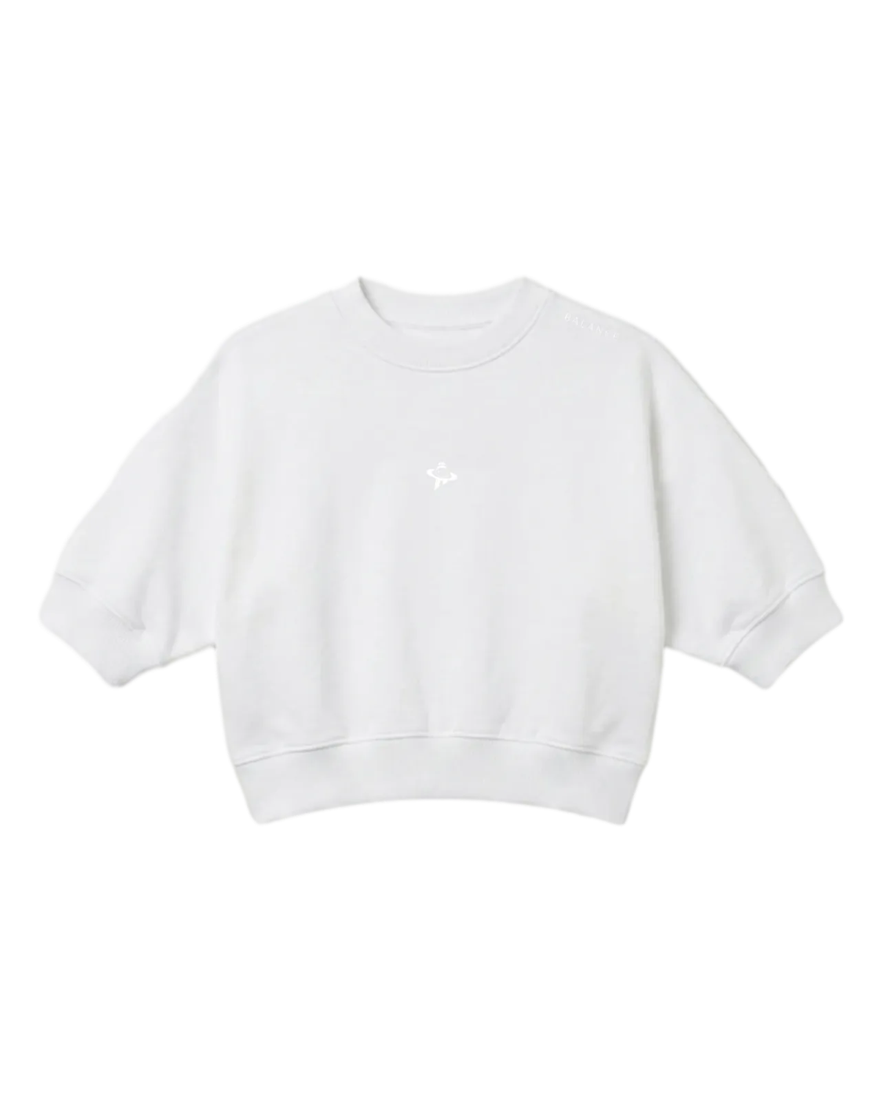 BALANCE BOXY SWEARTSHIRT IVORY