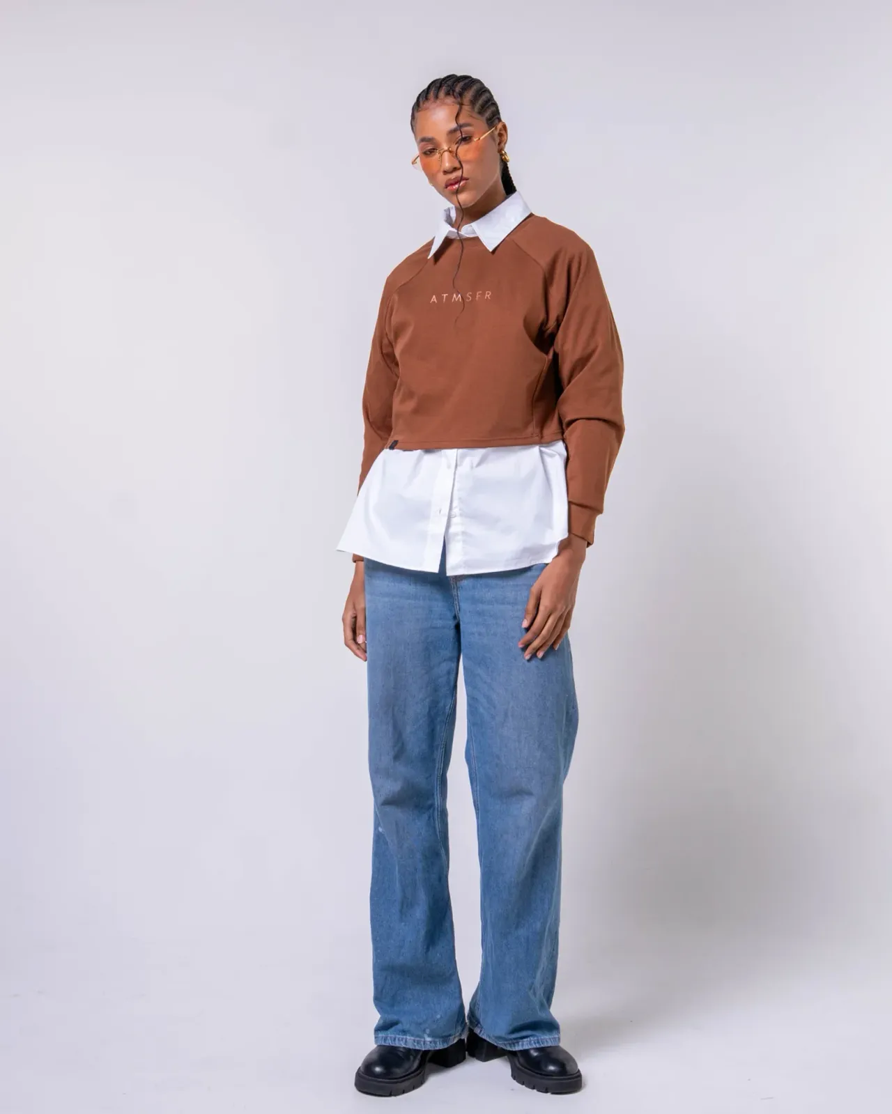 ASCEND CROPPED SWEARTSHIRT BROEN